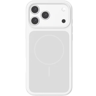 Чохол Silk Duo Color (AA) NO LOGO with Magnetic Fit для Apple iPhone 17 Pro (6.3") — White