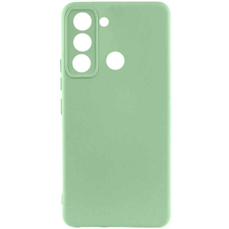 

Чохол Silicone Case Lakshmi Premium з закритою камерою на TECNO Spark 8C (М'ятний / Mint)