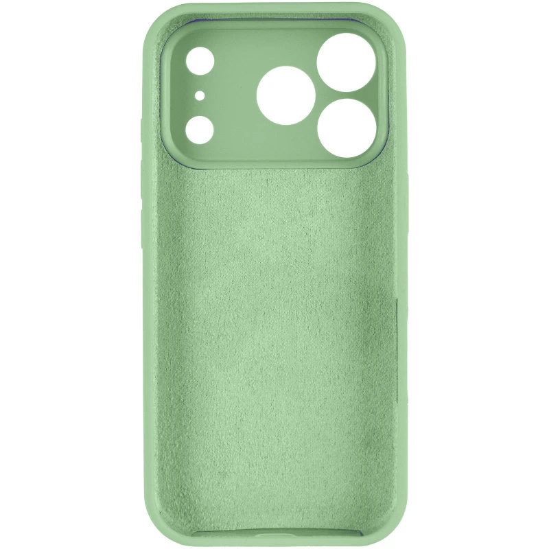 Чехол Silk Full Camera Protective (AA) NO LOGO для Apple iPhone 17 Pro (6.3") – Зеленый / Pistachio. Фото 6 из 9
