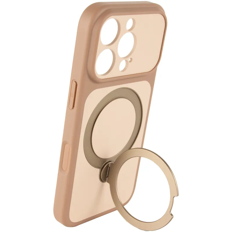 Чехол Ummi Full Camera with Magnetic Fit HQ Ring для Apple iPhone 16 Pro – Brown Gold. Фото 5 из 8