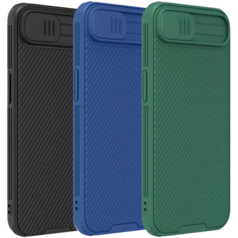 Карбоновая накладка Nillkin Pro со шторкой для камеры для Apple iPhone 17e (6.1") фото 1 из 1