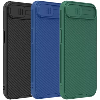 Карбоновая накладка Nillkin Pro со шторкой для камеры для Apple iPhone 17e (6.1") фото 1 из 1