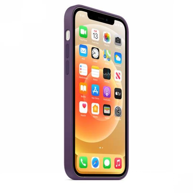 Чохол Silicone Case з закритим низом на Apple iPhone 12 Pro Max (6.7") – Фіолетовий / Amethyst. Фото 3 з 3