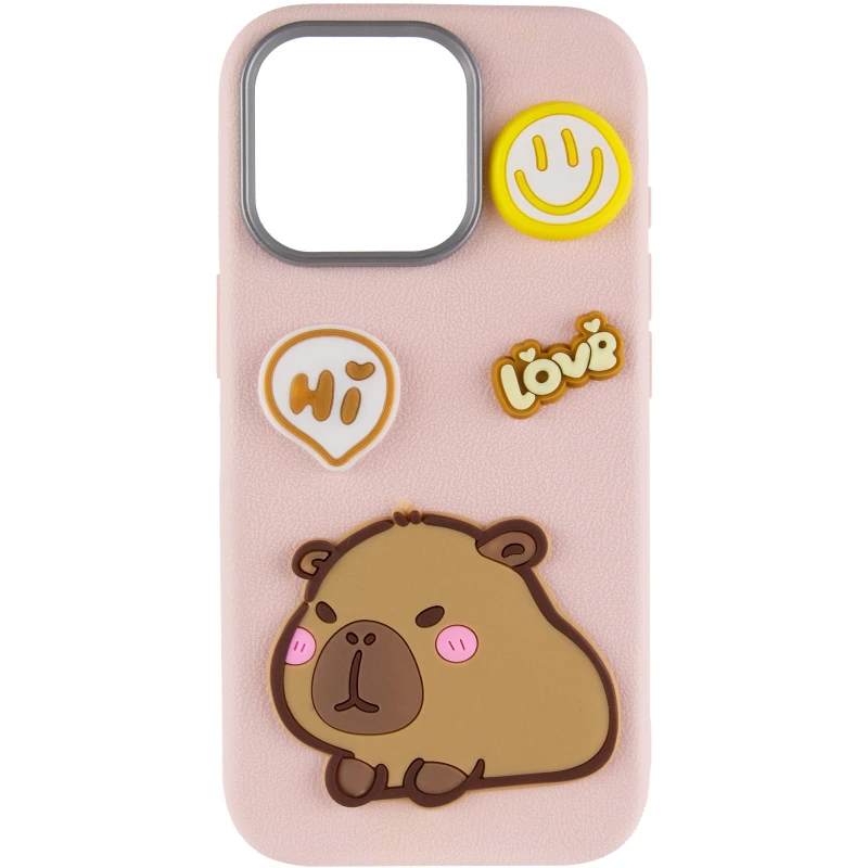 Чохол Labubu Toys для Apple iPhone 11 Pro Max (6.5") – Capybara / Pink. Фото 3 з 5