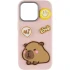 Чохол Labubu Toys для Apple iPhone 11 Pro Max (6.5") – Capybara / Pink. Фото 3 з 5