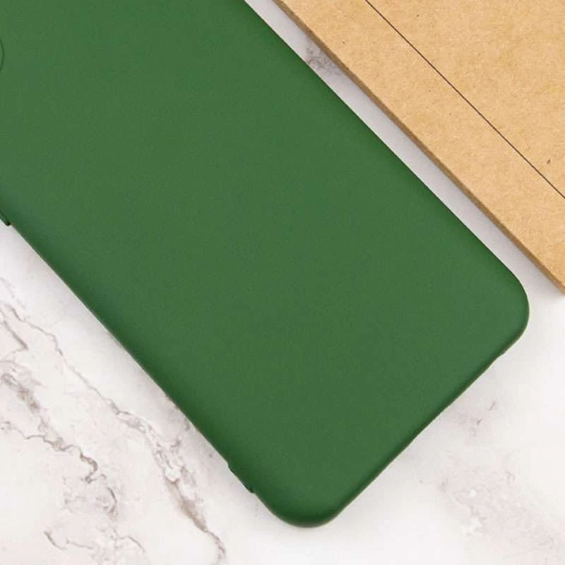 Чохол Silicone Case Lakshmi з закритою камерою на Samsung Galaxy S22 – Зелений / Dark green. Фото 5 з 9