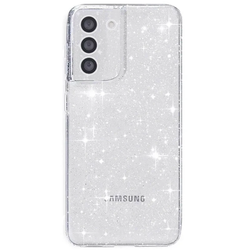 

Прозорий чохол з блискітками Samsung Galaxy S21 FE (Clear)
