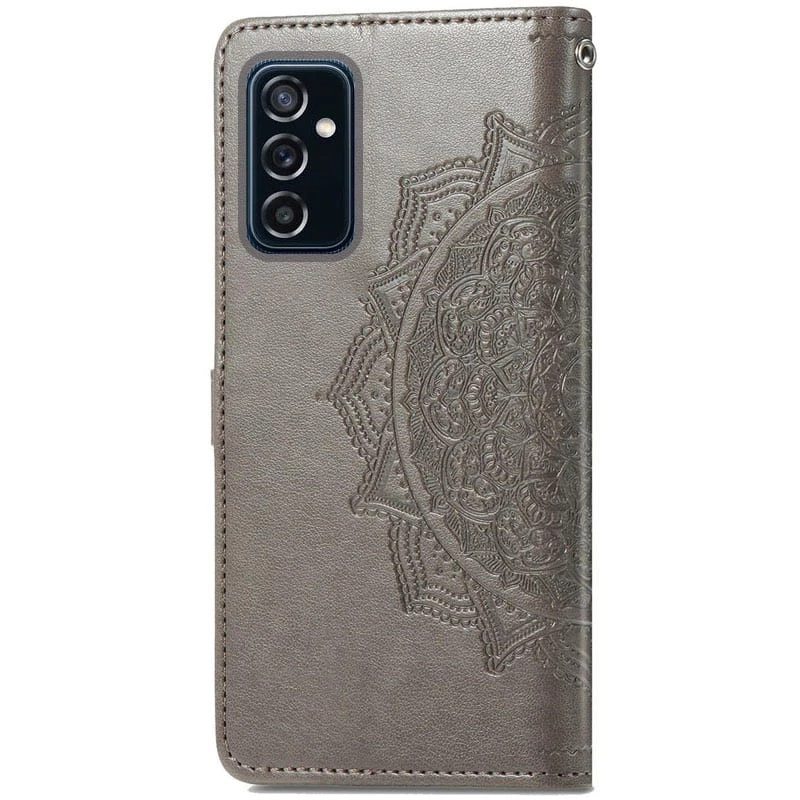 Шкіряний чохол-книжка Art Case з візитницею для Samsung Galaxy S25 – Сірий. Фото 5 з 8