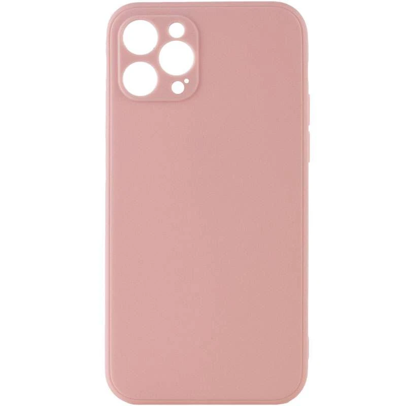 

Цветной силиконовый чехол с защитой камеры для Apple iPhone 12 Pro Max (6.7") (Розовый / Pink Sand), Рожевий / pink sand