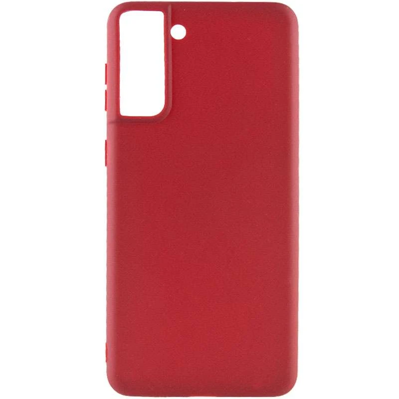 

Кольоровий сіліконовий чохол на Samsung Galaxy S21 (Бордовий)