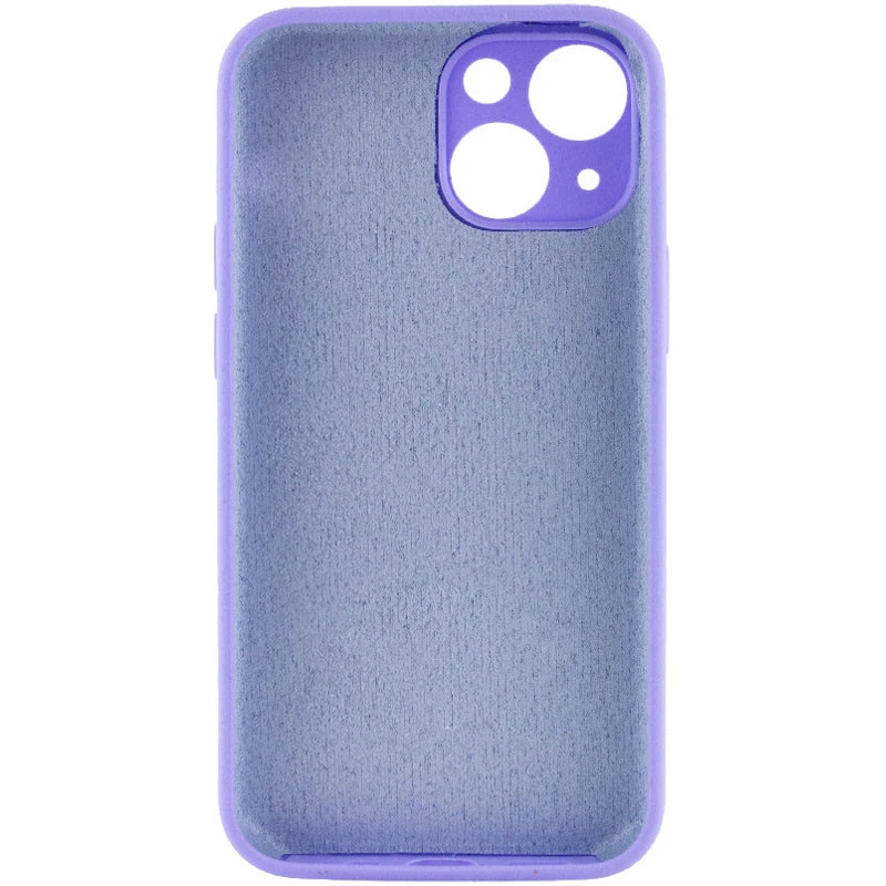 Чохол з захистом камери Silicone Case для Apple iPhone 14 Plus (6.7") – Бузковий / Dasheen. Фото 2 з 2
