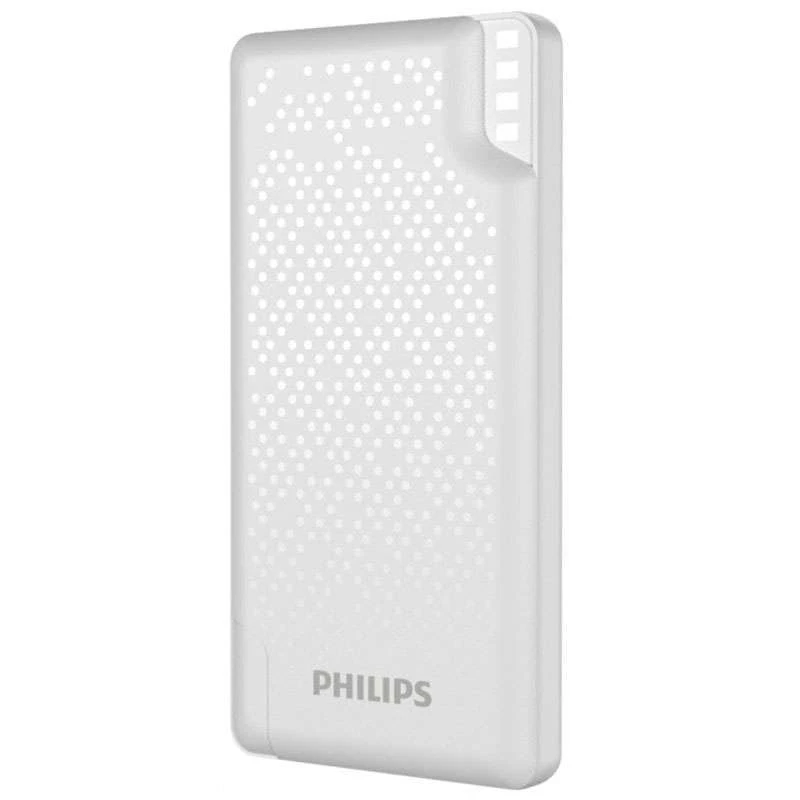 

Портативное зарядное устройство Powerbank Philips Display 10000mAh 12W (Белый), Білий