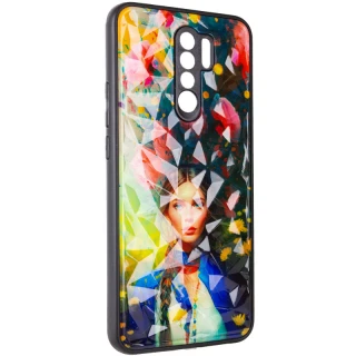 Стеклянный чехол Prisma Ladies на Xiaomi Redmi 9 фото 1 из 6