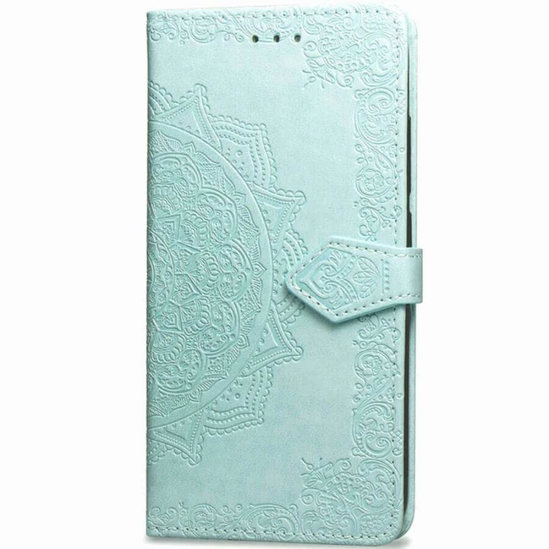 Кожаный чехол-книжка Art Case с визитницей для Huawei P Smart Z – Бирюзовый. Фото 1 из 8