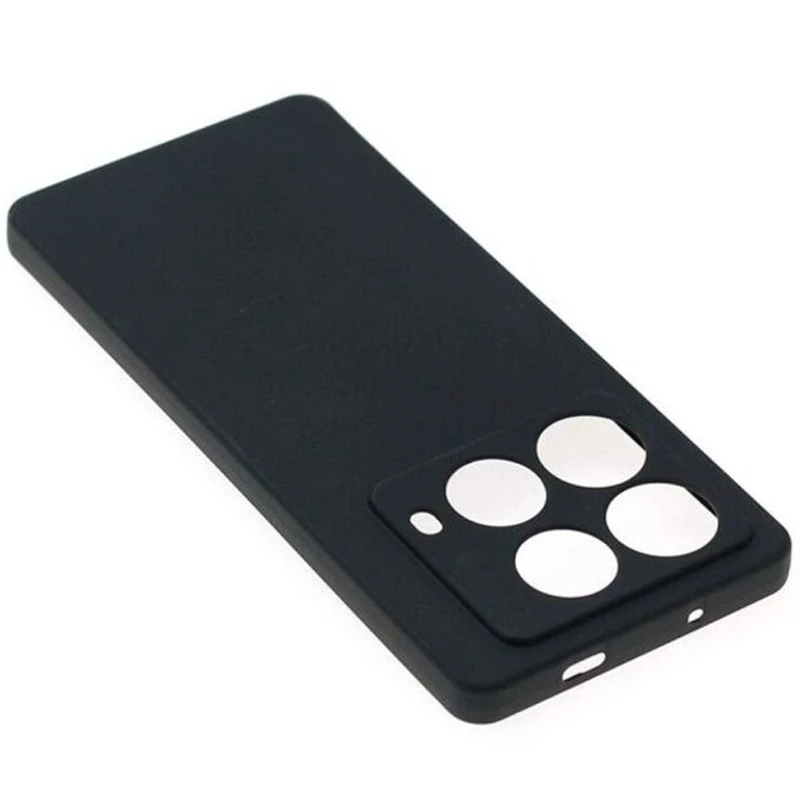 Чёрный силиконовый чехол Epik с защитой камеры для Infinix Note 40 4G – Черный. Фото 2 из 2