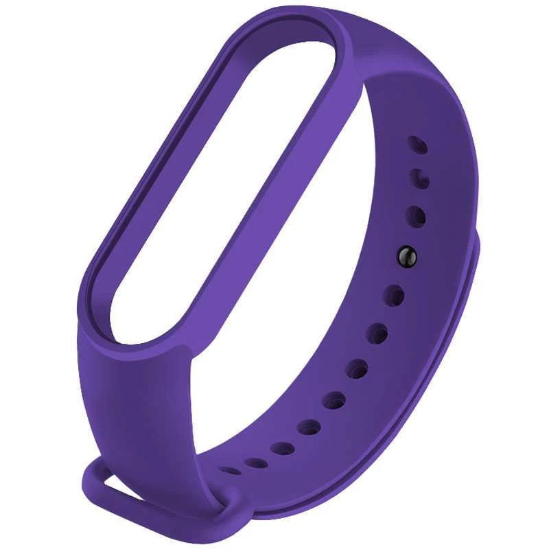 

Силиконовый ремешок для Xiaomi Mi Band 5 (Фиолетовый / Purple), Фіолетовий / purple