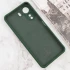 Чохол Silicone Case Lakshmi Plus з закритою камерою на Xiaomi Redmi 13C – Зелений / Dark green. Фото 4 з 4