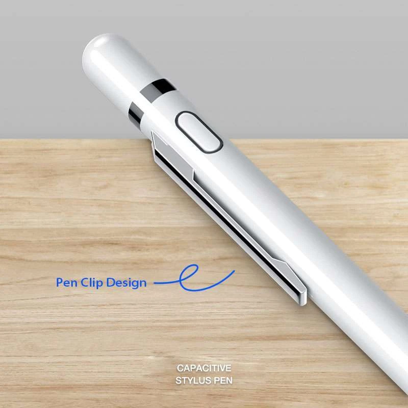 Стилус Usams US-ZB057 Touch Screen (With clip) – Білий. Фото 4 з 6