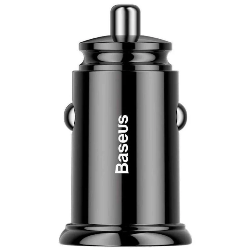 

АЗП Baseus Circular Plastic PD3.0 QC 4.0 + 30W USB + Type-C (Black)