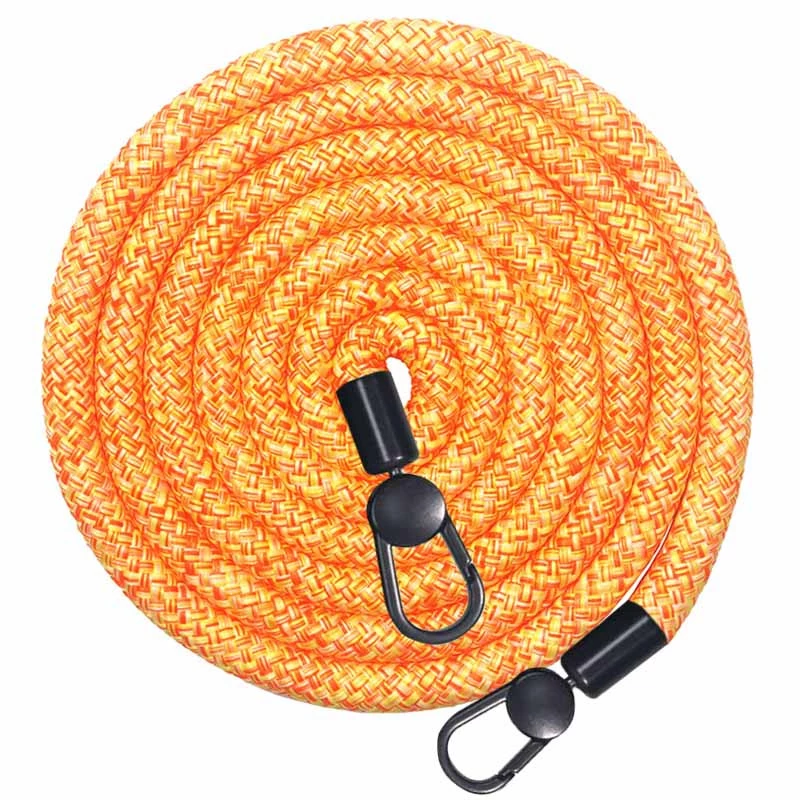 Прозрачный силиконовый чехол с ремешком для Apple iPhone 15 (6.1") – Orange / White. Фото 3 из 9