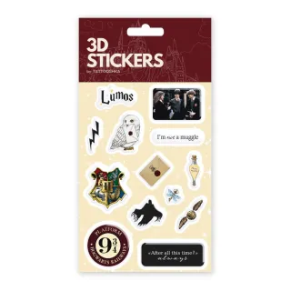 Стікер-набір 3D до 10*15см XXL — Harry Potter Designs (13 pcs)