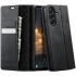 Шкіряний чохол-книжка CaseMe Velvet Matte для Samsung Galaxy S26 – Black. Фото 2 з 5