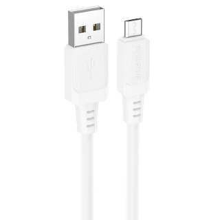 Дата кабель Borofone BX115 Lotto USB to MicroUSB 2.4A (1m) фото 1 з 2