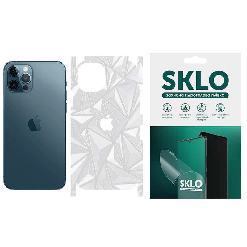 

Защитная пленка SKLO Back (тыл+грани+лого) Transparent для Apple iPhone 12 Pro (6.1") (Прозрачный / Diamonds), Прозорий / diamonds