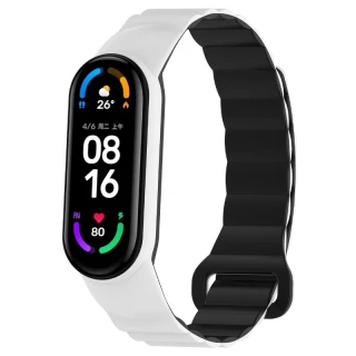 Ремінець Dual-color Magnetic для Xiaomi Mi Band 7/6/5/4/3 фото 1 з 4