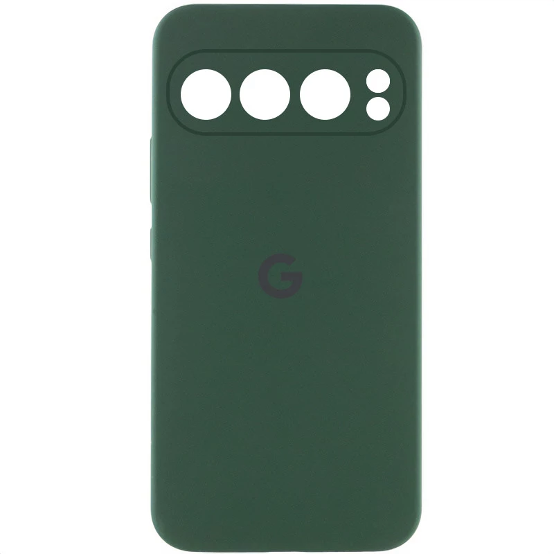 Чехол Silicone Case Lakshmi Premium L с закрытой камерой для Google Pixel 9 Pro – Зеленый / Cyprus Green. Фото 1 из 4