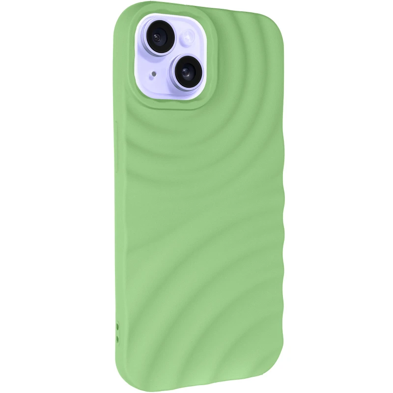Чохол TPU MonoWave для Apple iPhone 15 (6.1") – Light Green. Фото 1 з 7