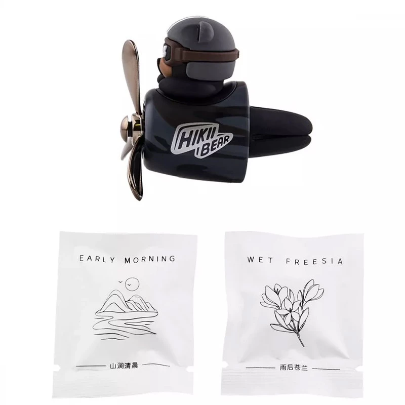 Ароматизатор в машину Pilot Bear Military – Black. Фото 4 з 5