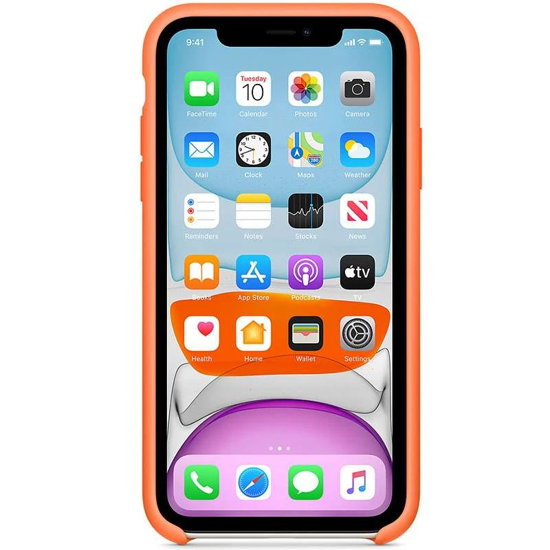 Чехол Silicone Case Premium для Apple iPhone 11 Pro Max (6.5") – Оранжевый / Vitamin C. Фото 3 из 3