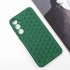 Силиконовый чехол сотами для Samsung Galaxy A35 – Зеленый / Cyprus Green. Фото 3 из 7