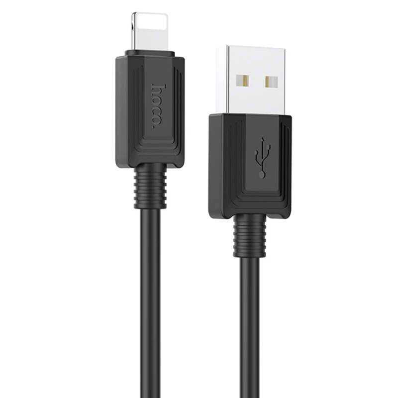 Дата кабель Hoco X73 Ferry USB to Lightning 2.4A (1m) – Black. Фото 1 из 5