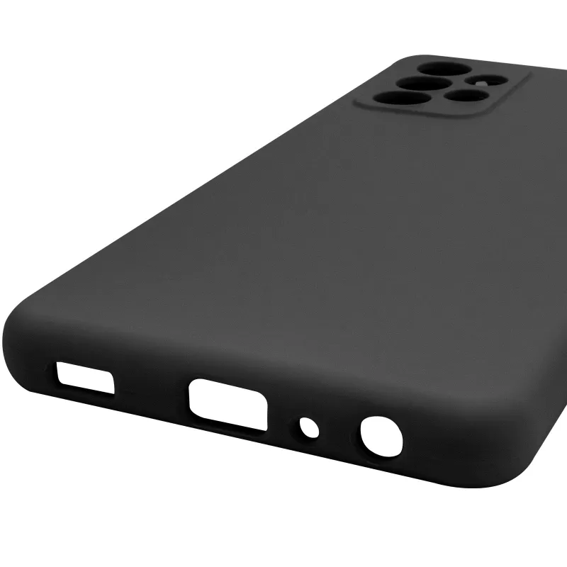 Чехол Silicone Case Lakshmi Premium з закритою камерою на Samsung Galaxy A52 4G / A52 5G – Черный / Black. Фото 15 из 16
