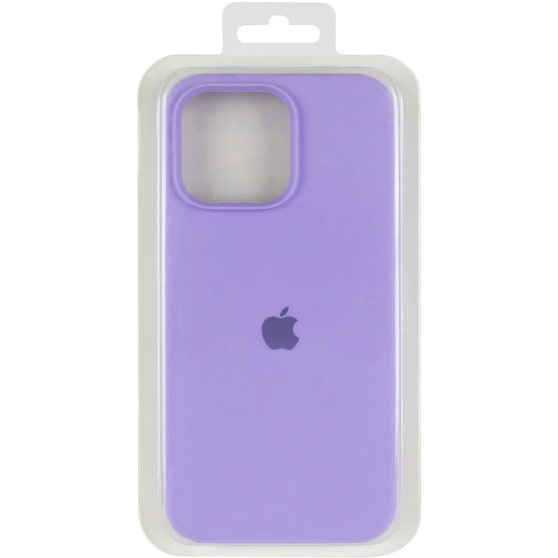 Чохол Silicone Case (AA) Logo with MagSafe для Apple iPhone 13 Pro Max (6.7") – Бузковий / Dasheen. Фото 5 з 7