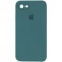 Чехол Silicone Case Square с защитой камеры для Apple iPhone 6/6s (4.7") – Зеленый / Pine green. Фото 1 из 3
