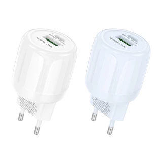 СЗУ Borofone BA94A Lustrous PD30W+QC3.0 (1USB-A/1C) фото 1 СЗУ Borofone BA94A Lustrous PD30W+QC3.0 (1USB-A/1C) фото 1 из 1