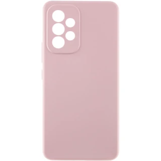 Чехол Silicone Case Lakshmi Premium з закритою камерою на Samsung Galaxy A52 4G / A52 5G — Розовый / Pink Sand