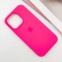 Чехол Silicone Case с закрытым низом для Apple iPhone 15 Pro (6.1") – Розовый / Barbie pink. Фото 4 из 10