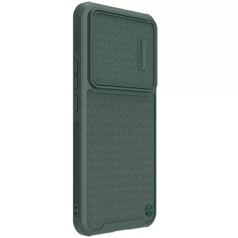 TPU+PC чохол Nillkin Textured S на Xiaomi 12T Pro – Dark Green. Фото 3 з 5