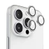Защитное стекло BlueO Metal на Apple iPhone 15 Pro (6.1") – Серебряный / Silver. Фото 3 из 4