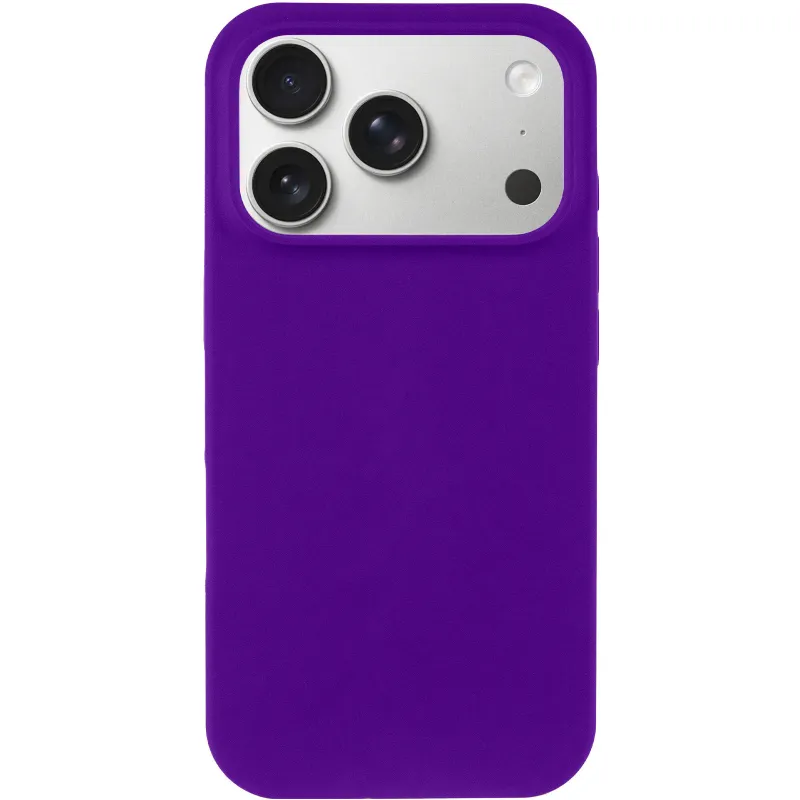 Чехол Silk Full Protective (AA) NO LOGO для Apple iPhone 17 Pro (6.3") – Фиолетовый / Ultra Violet. Фото 2 из 5