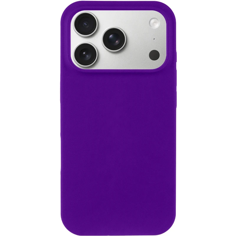 Чохол з закритим низом Silicone Case на Apple iPhone 17 Pro Max (6.9") – Фіолетовий / Ultra Violet. Фото 2 з 5