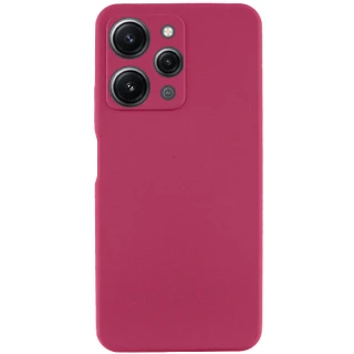 Чохол Silicone Case Lakshmi Premium із закритою камерою для Xiaomi Redmi 12 — Бордовий / Plum