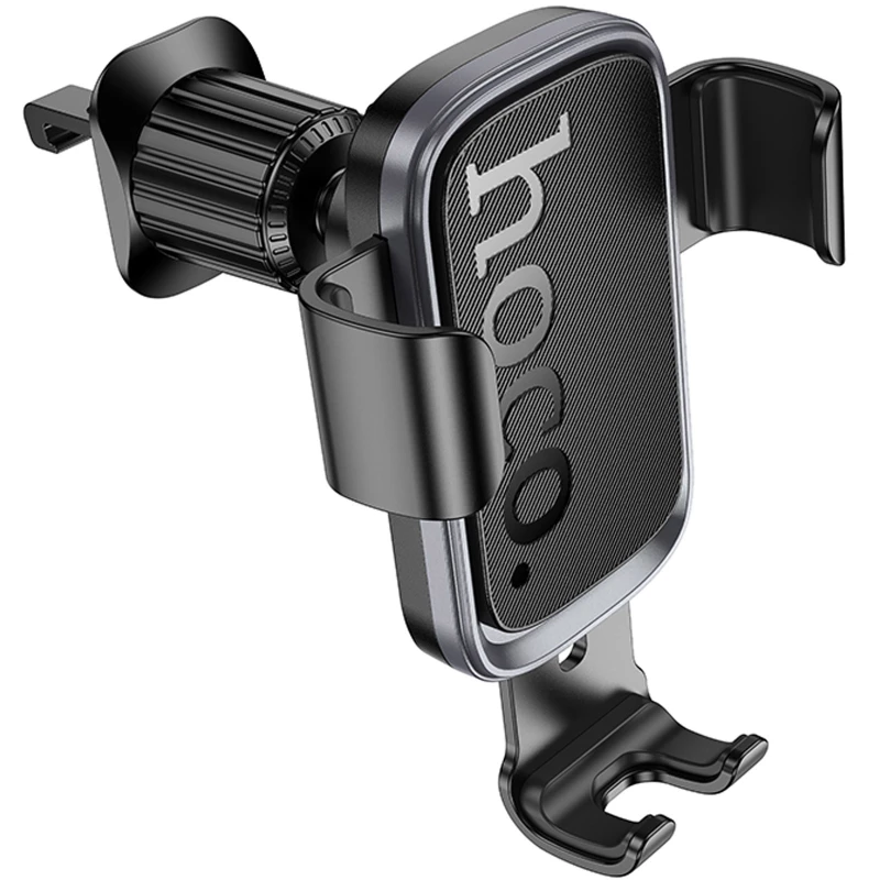 Автотримач Hoco H80 Vista gravity (air outlet) – Black / Metal gray. Фото 2 з 6