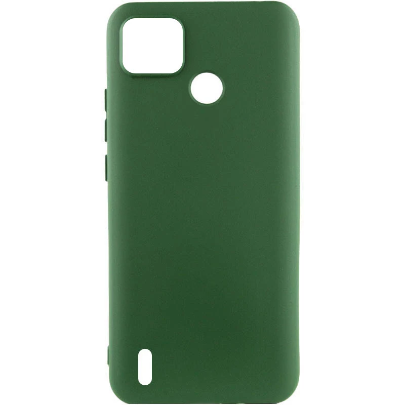 Чехол Silicone Case Lakshmi для TECNO POP 5 – Зеленый / Dark green. Фото 1 из 3