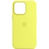 Чехол Silicone case (AAA) with Magsafe and Animation для Apple iPhone 13 Pro Max (6.7") – Желтый / Lemon Zest. Фото 3 из 3