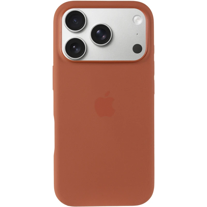 Чохол Silicone case (AAA) with Magsafe and Animation для Apple iPhone 17 Pro Max (6.9") – Terra Cotta. Фото 4 з 8